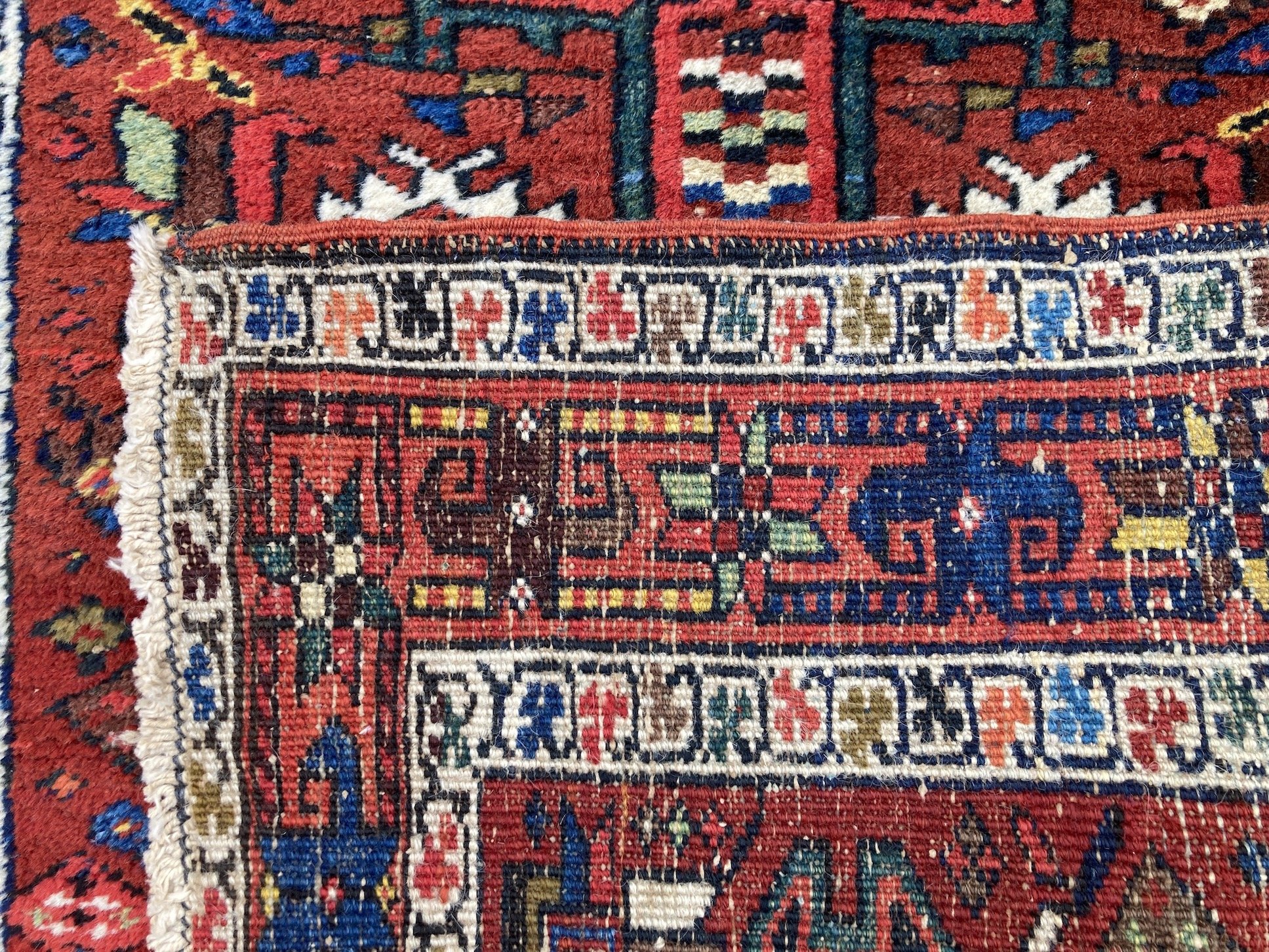 22.19.00001_12 Antique Persian Heriz Runner.JPG