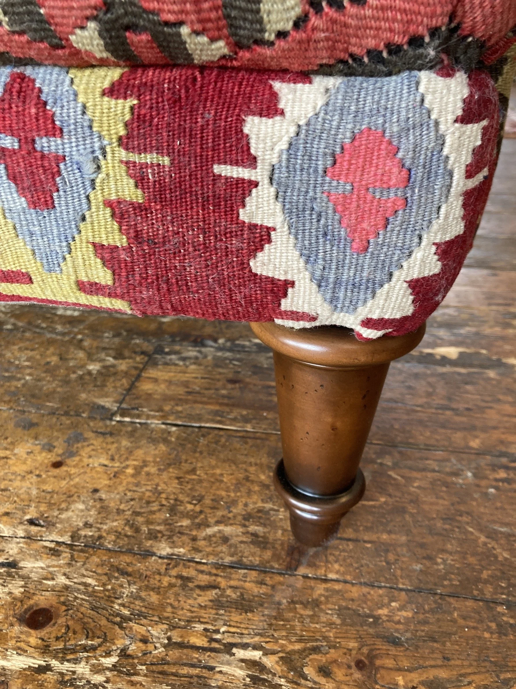 FC023_6 Kilim Covered Howard Armchair Furniture.JPG