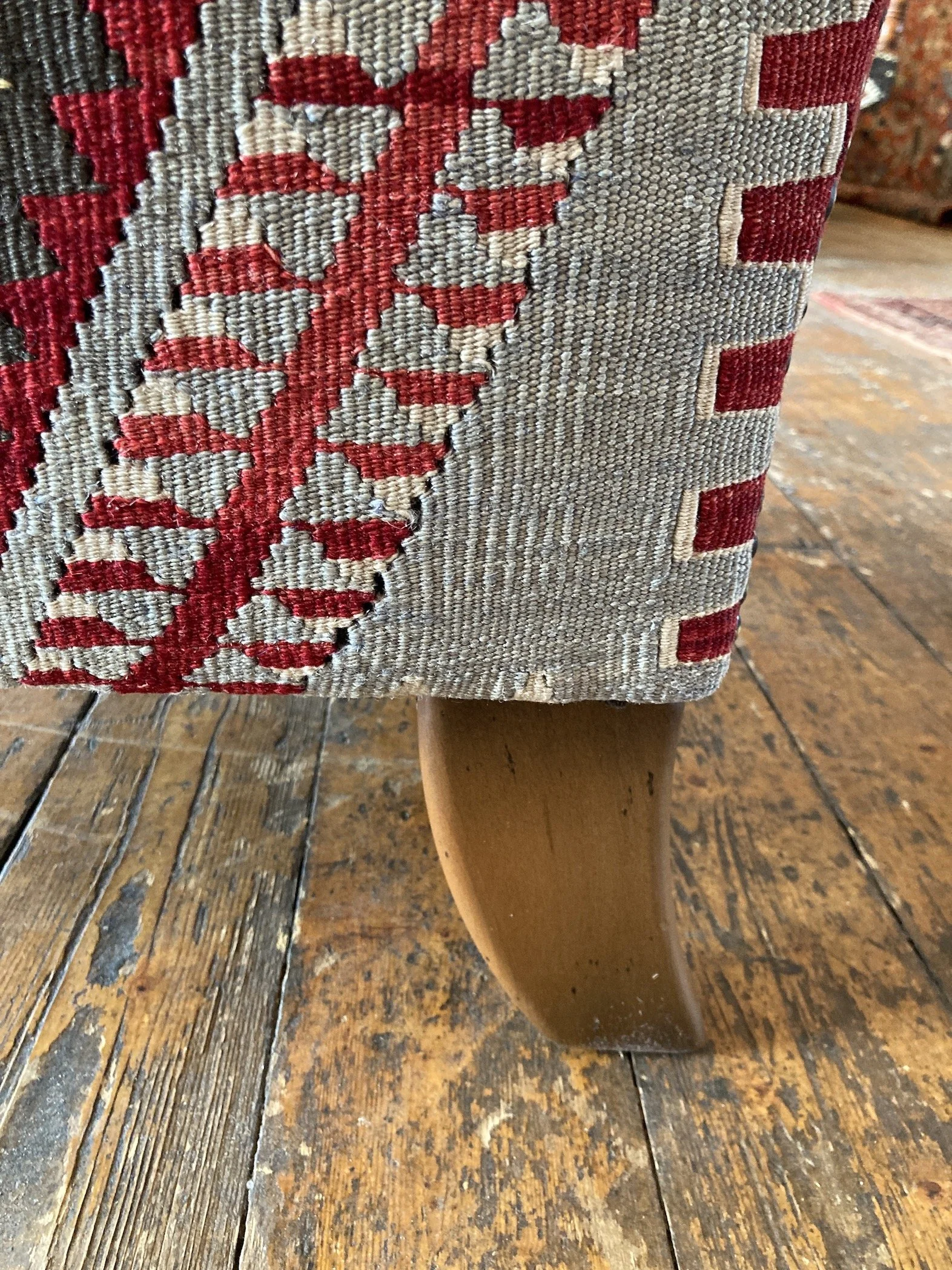 FC023_8 Kilim Covered Howard Armchair Furniture.JPG