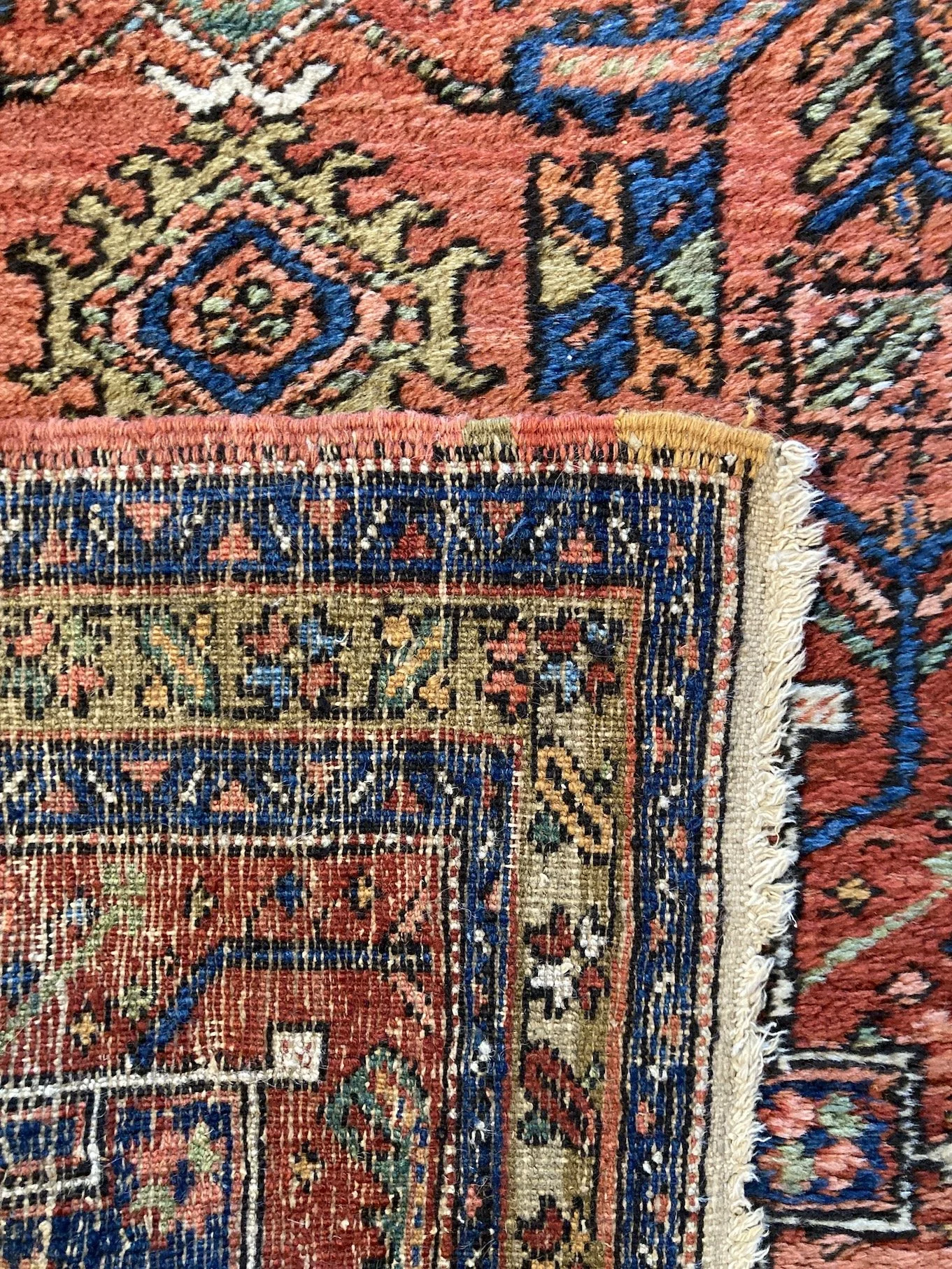 22.28.00005_12 Antique Persian Heriz Runner.JPG