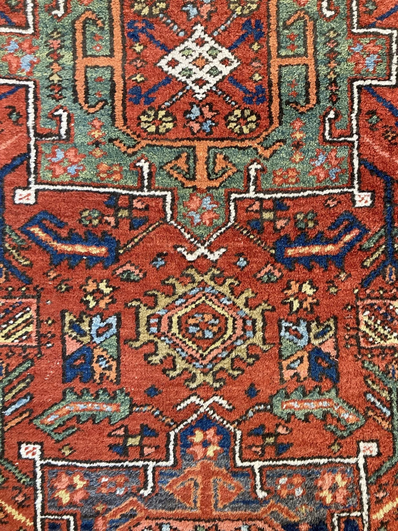 22.28.00005_10 Antique Persian Heriz Runner.JPG