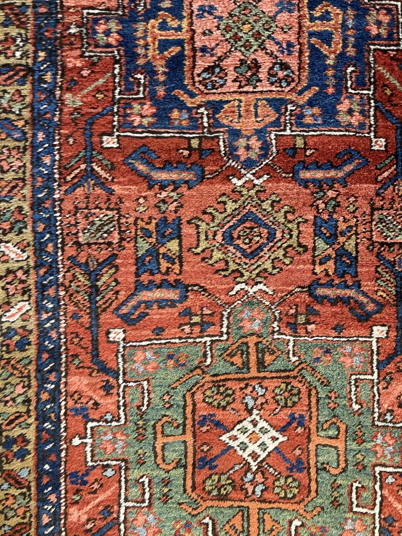 22.28.00005_8 Antique Persian Heriz Runner.JPG
