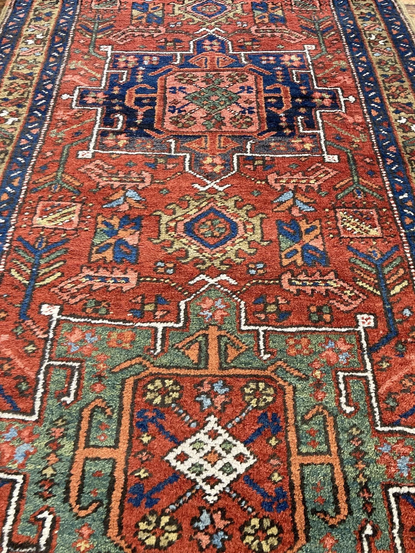 22.28.00005_4 Antique Persian Heriz Runner.JPG