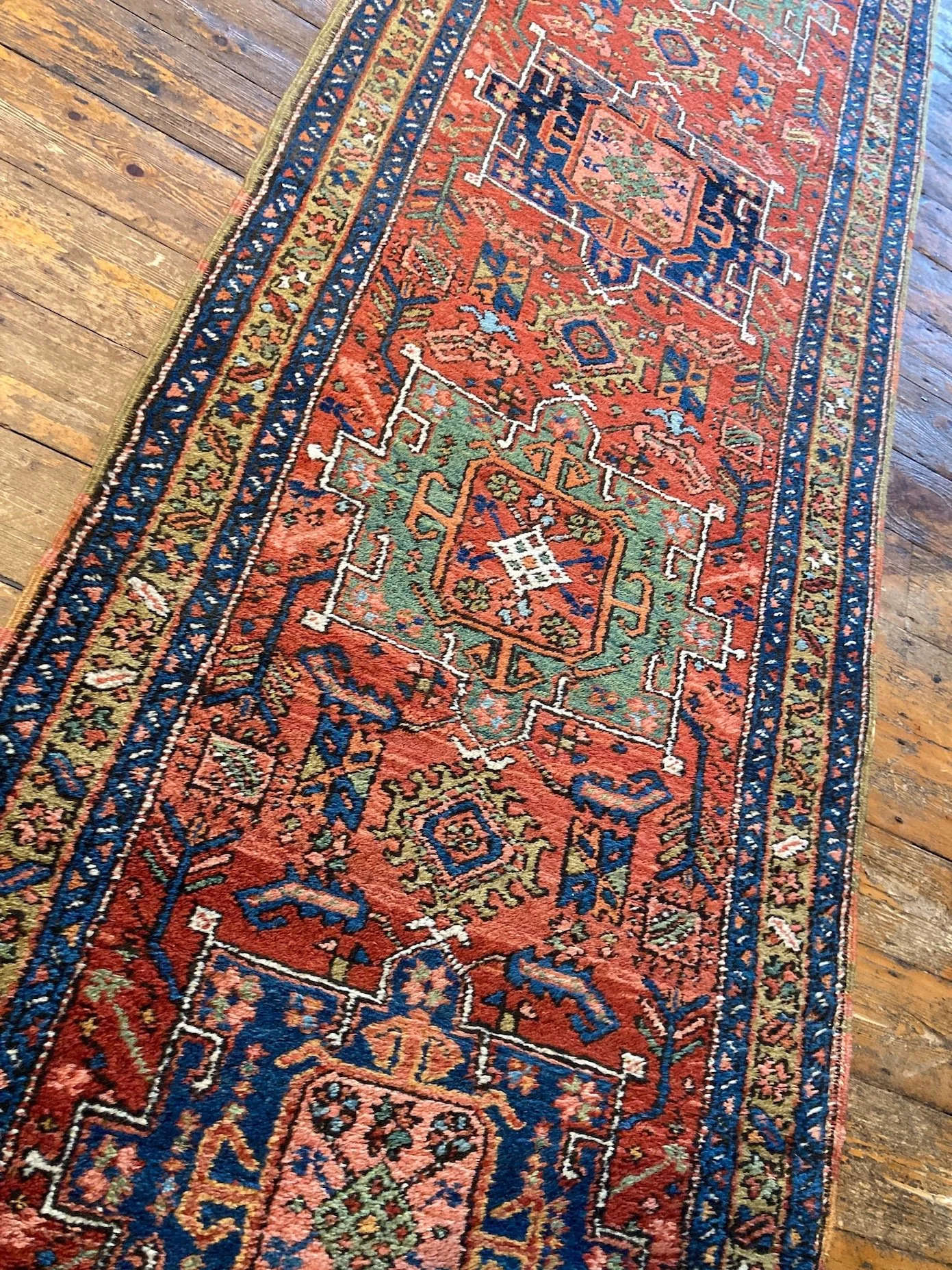 22.28.00005_11 Antique Persian Heriz Runner.JPG