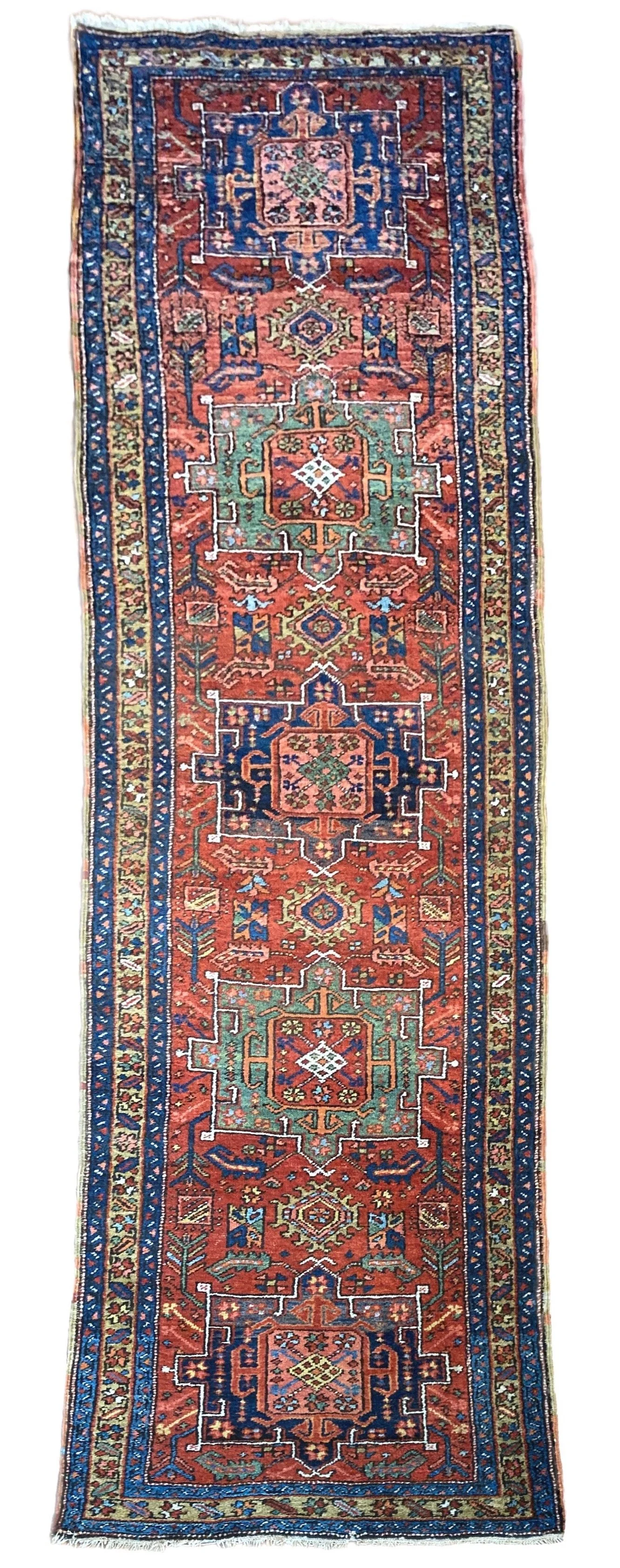 22.28.00005 Antique Persian Heriz Runner.JPG