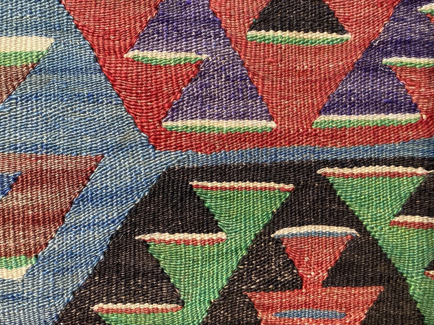 FS093_6 Kilim Covered Ottoman Stool.JPG