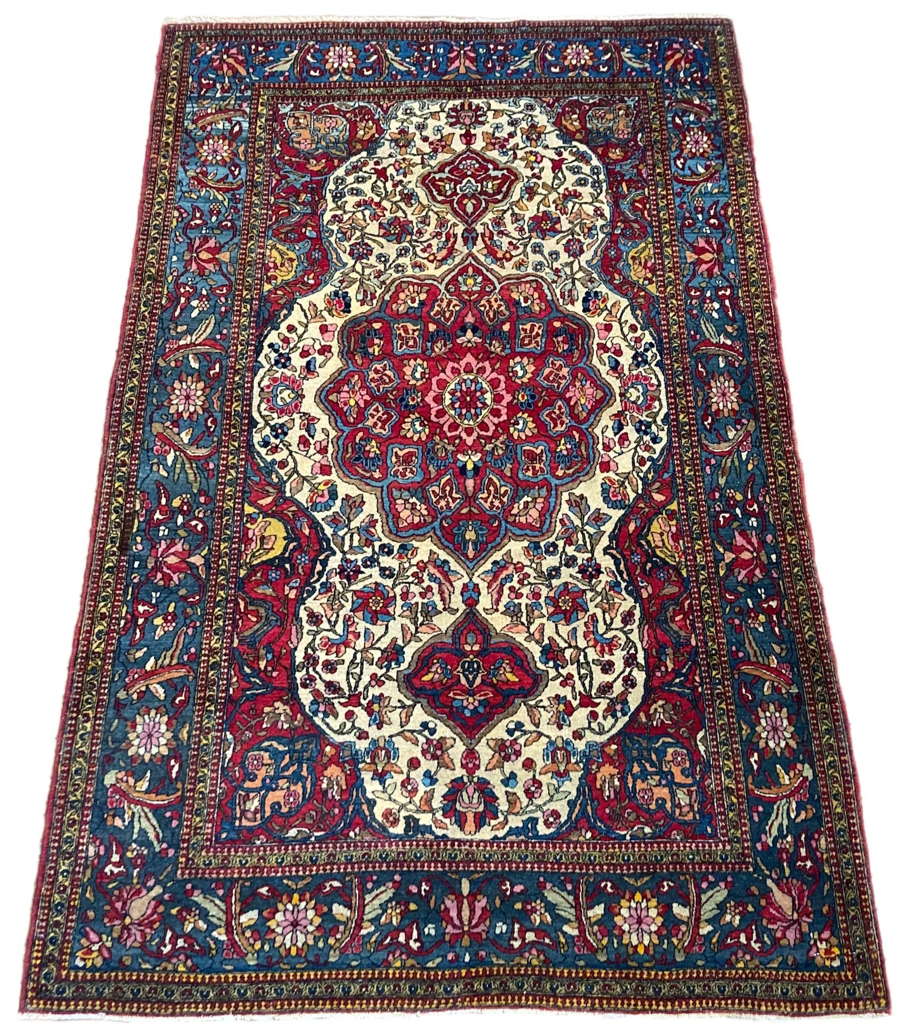 Antique Isfahan Rug