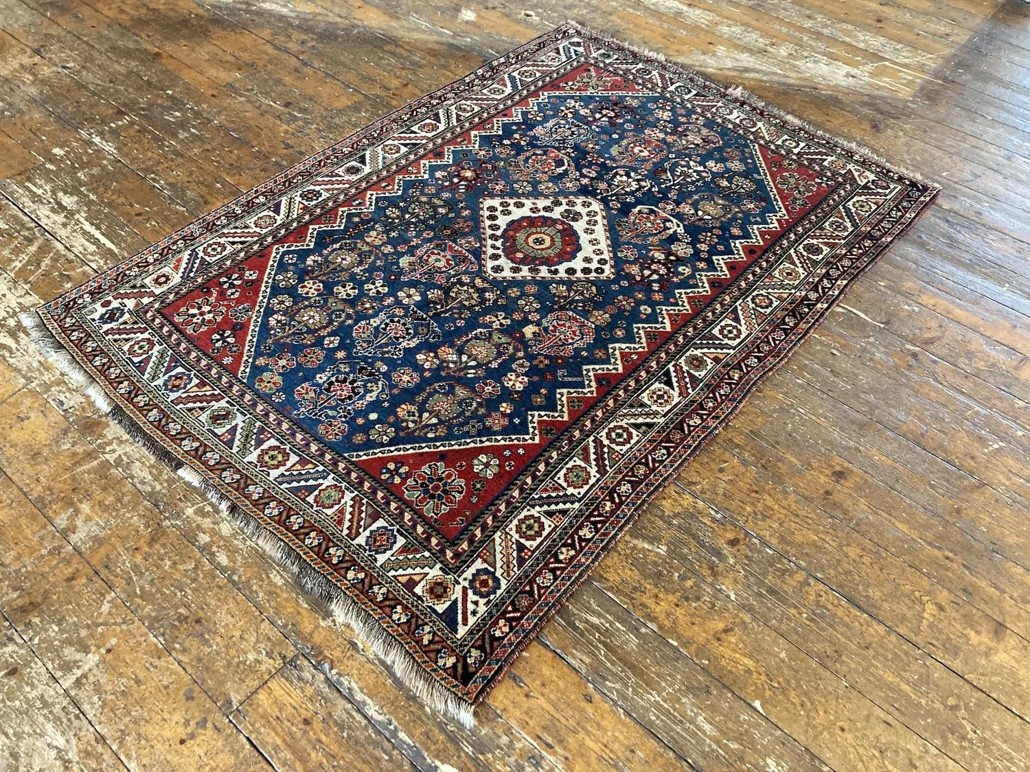 Antique Qashqai Rug 1.86m x 1.27m — Rug Addiction