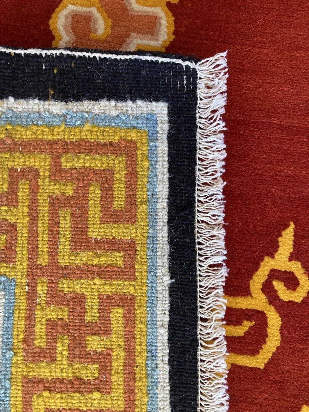 Vintage Tibetan Rug 2.12m x 1.24m — Rug Addiction