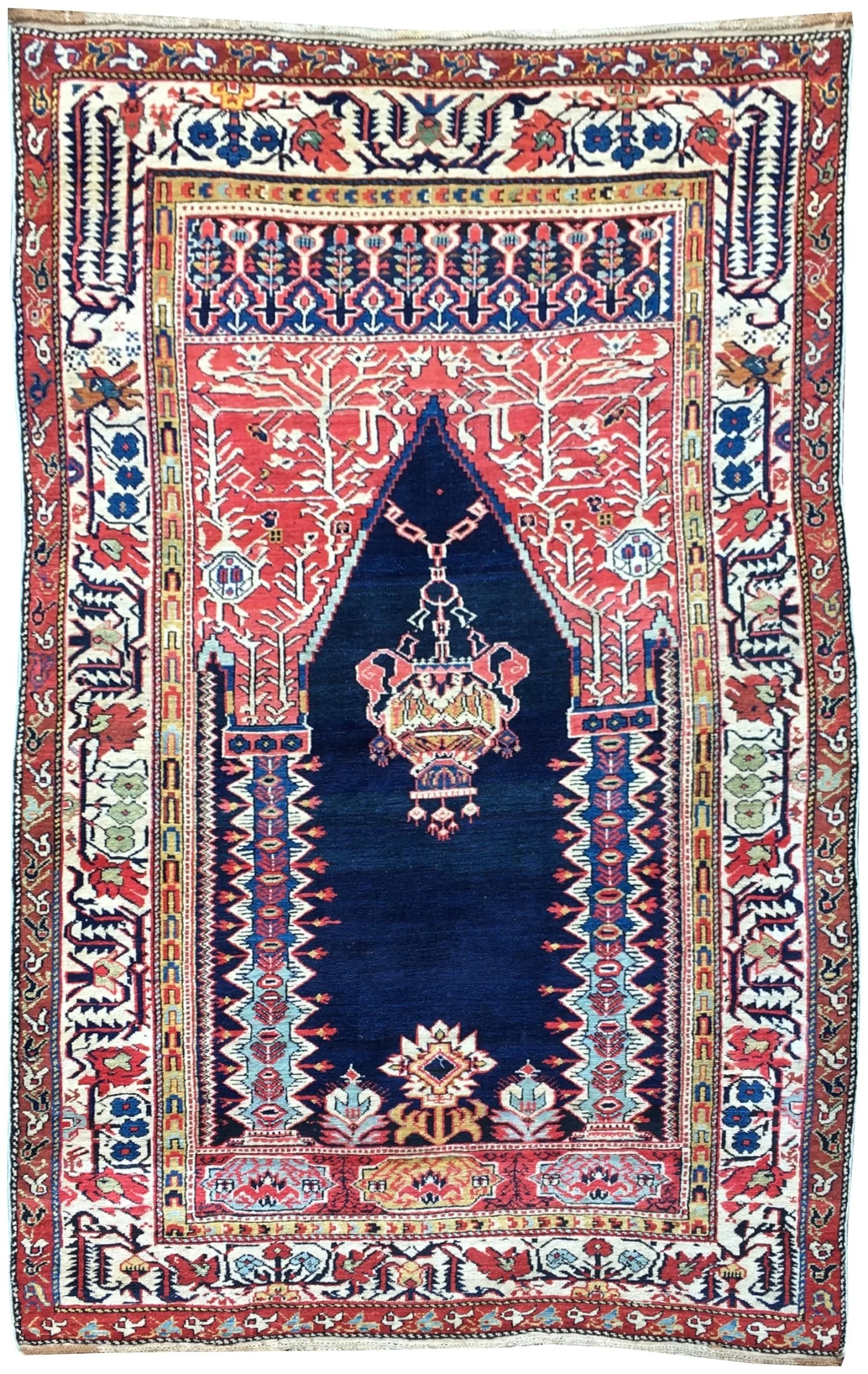 19.10.00004 Antique Vintage Caucasian Shirvan  Rug.jpg