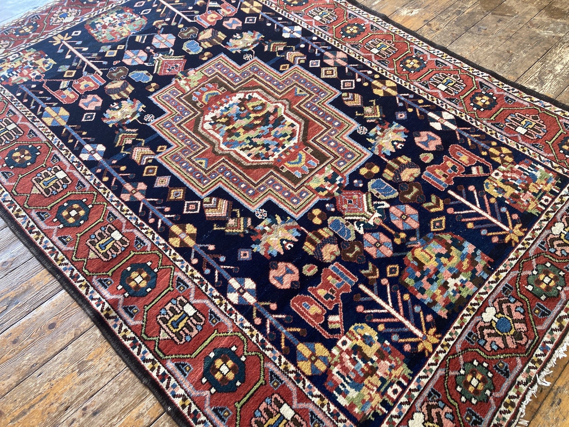 Antique Bakhtiar Rug