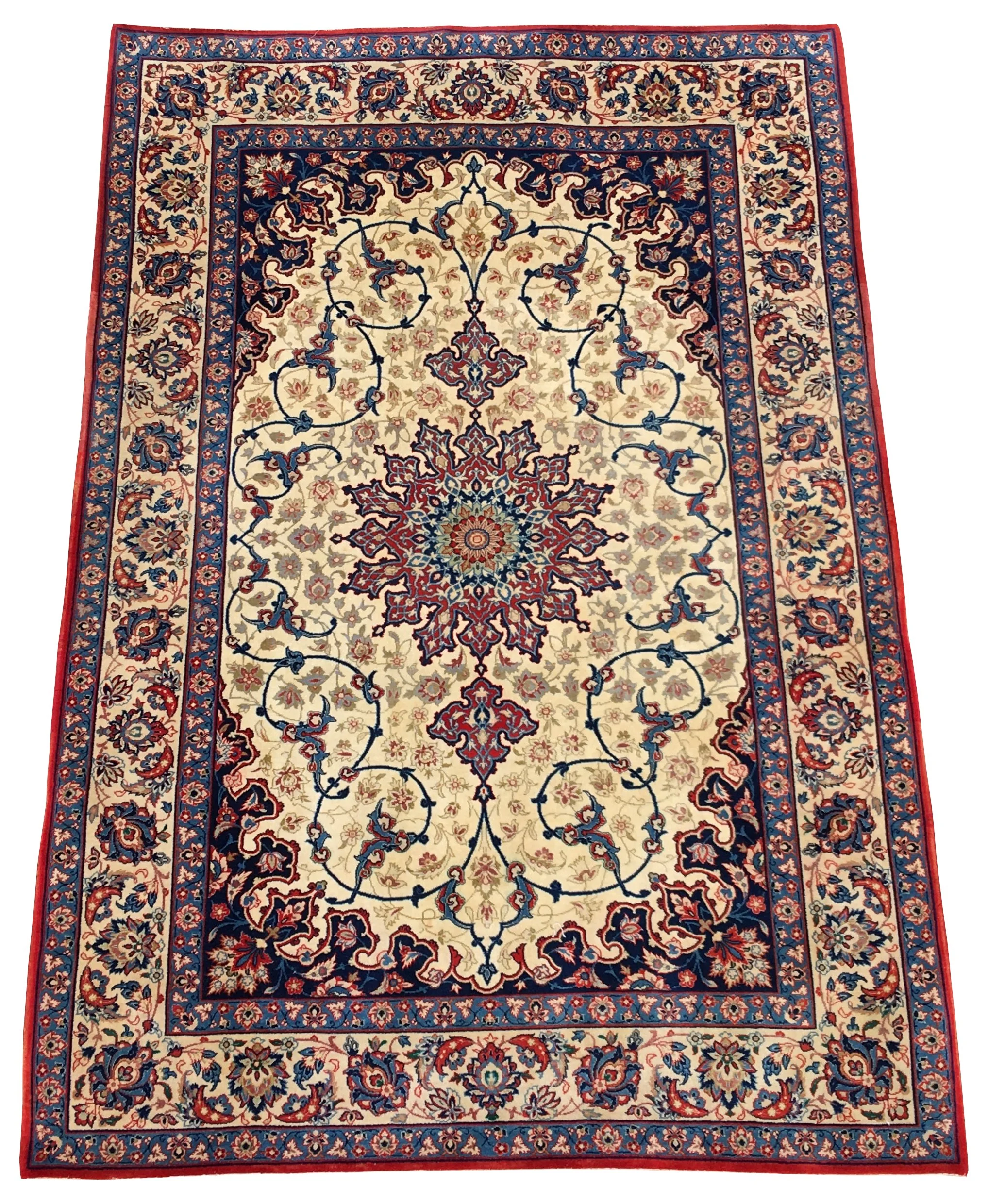 20.13.00004_1 Antique Vintage Persian Isfahan Rug.jpg