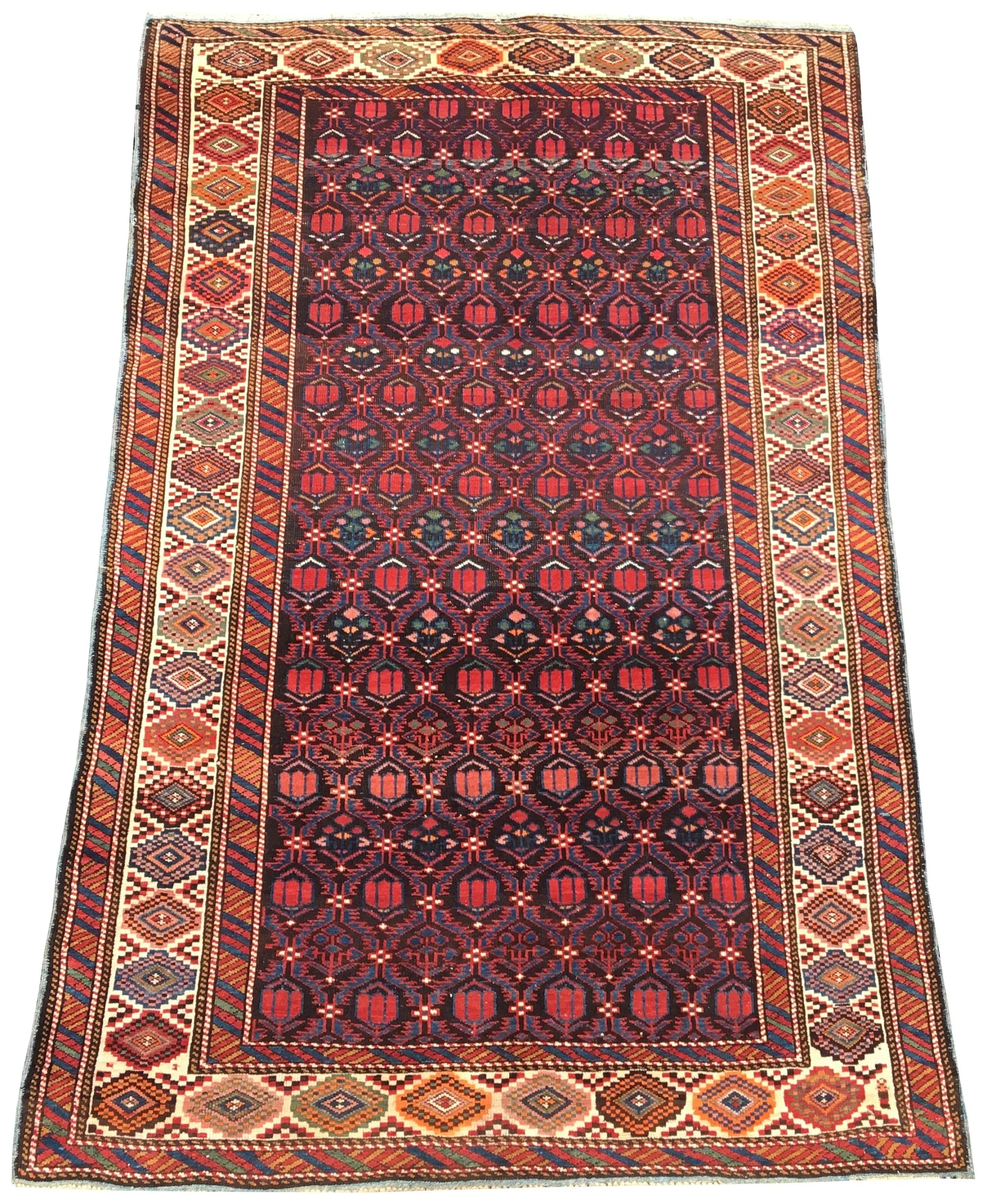 19.30.00004_9 Antique Caucasian Shirvan Rug Carpet.JPG