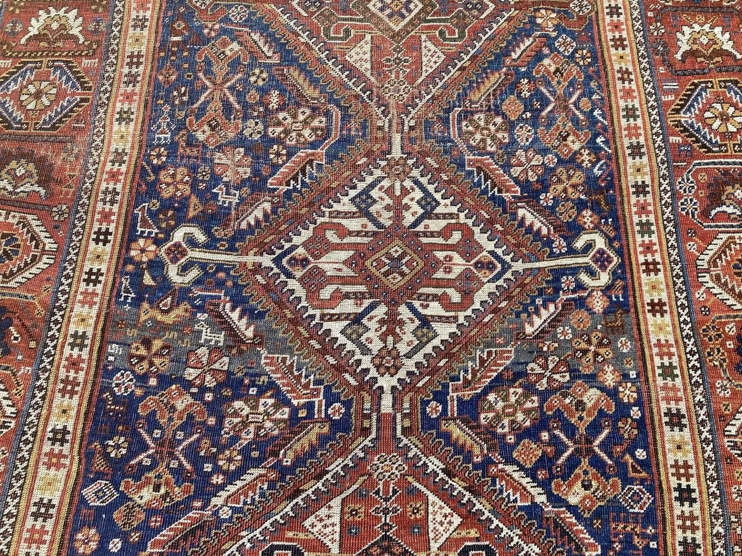 Antique Qashqai Rug 2.36m x 1.60 — Rug Addiction