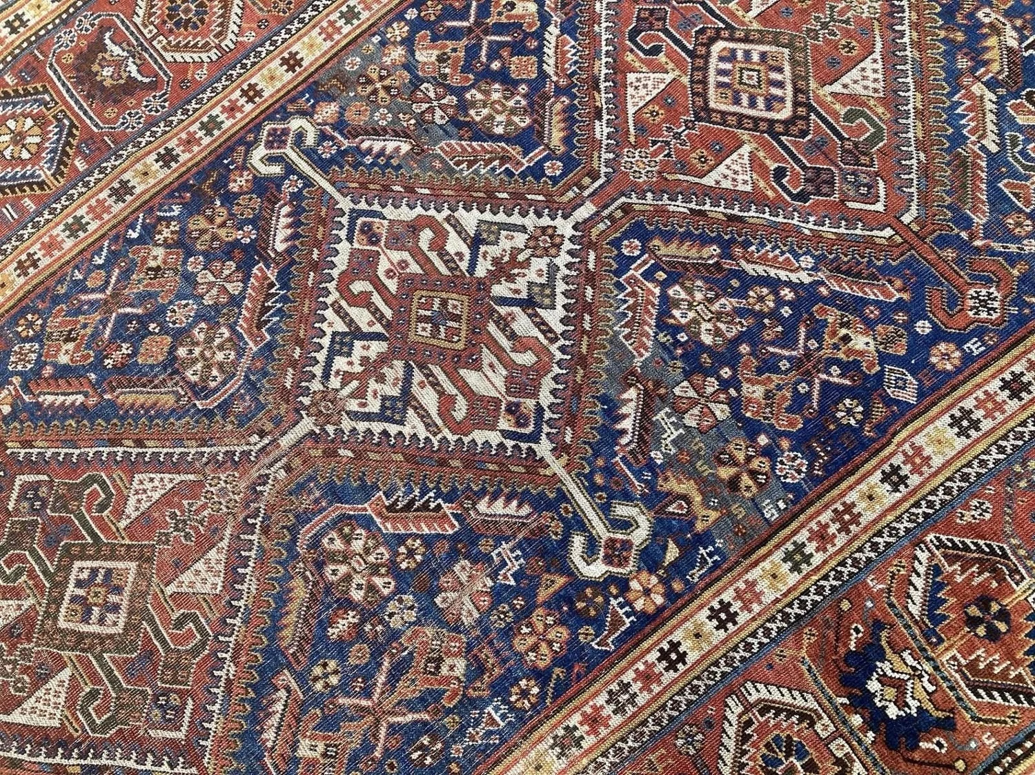 Antique Qashqai Rug 2.36m x 1.60 — Rug Addiction