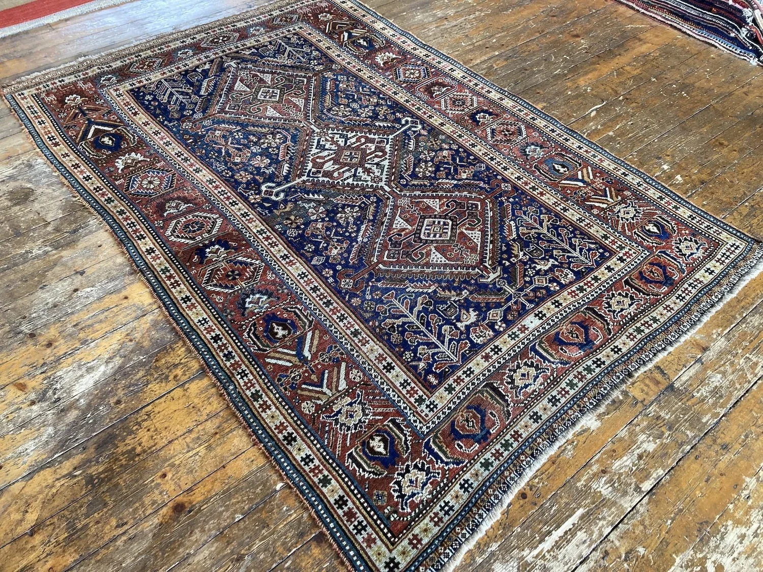 Antique qashqai rug※今だけお値下げ！ Antique Qashqai Rug 2.36m x 1.60 — Rug Addiction