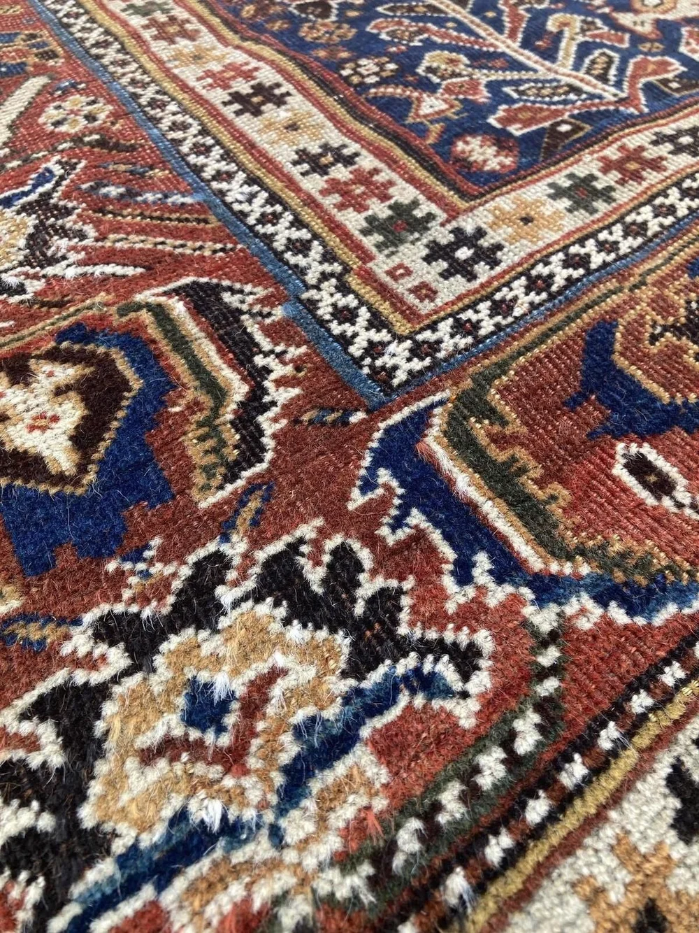 Antique Qashqai Rug 2.36m x 1.60 — Rug Addiction
