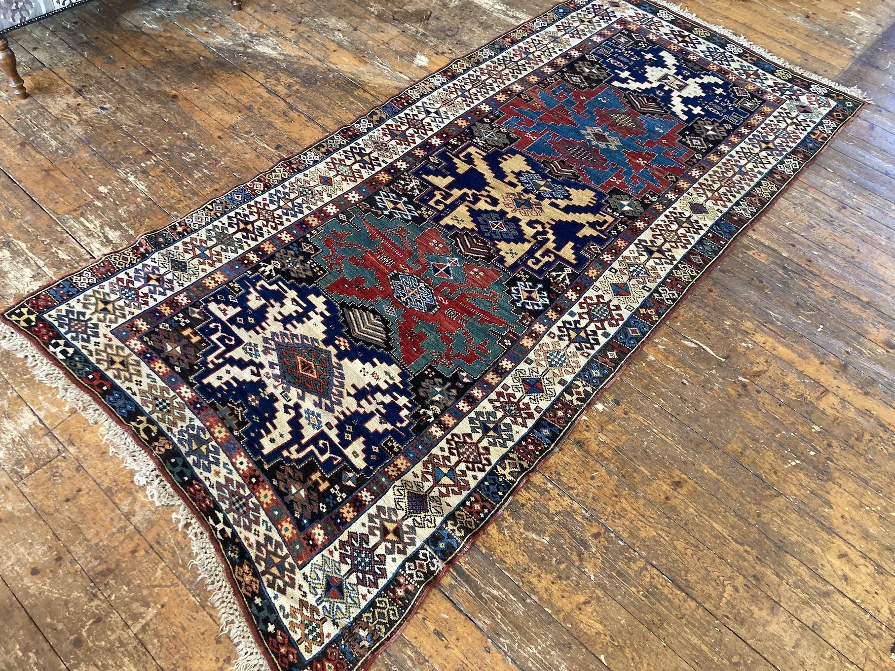 22.10.00003_2a Antique Caucasian Kazak Runner.JPG