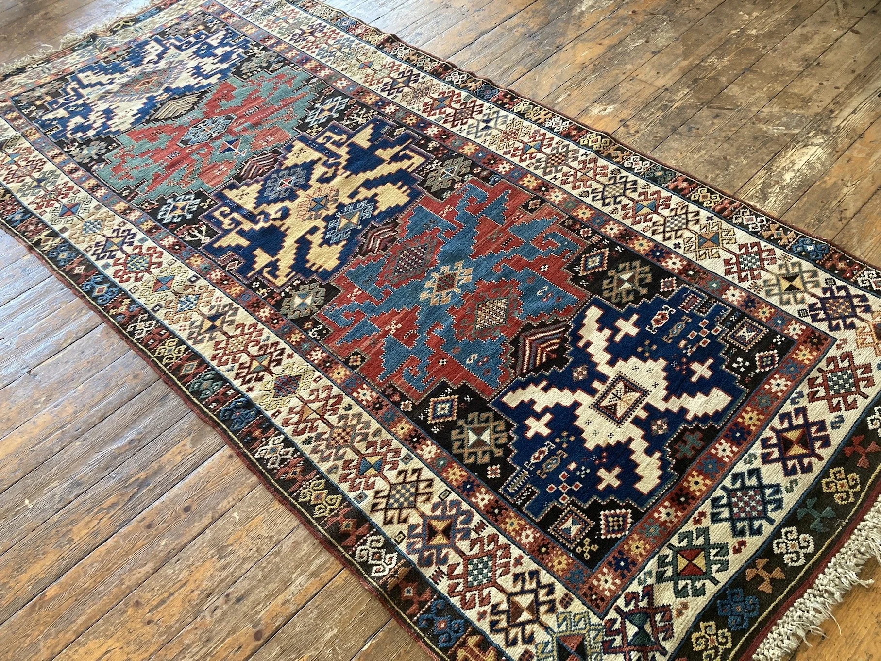 22.10.00003_2b Antique Caucasian Kazak Runner.JPG