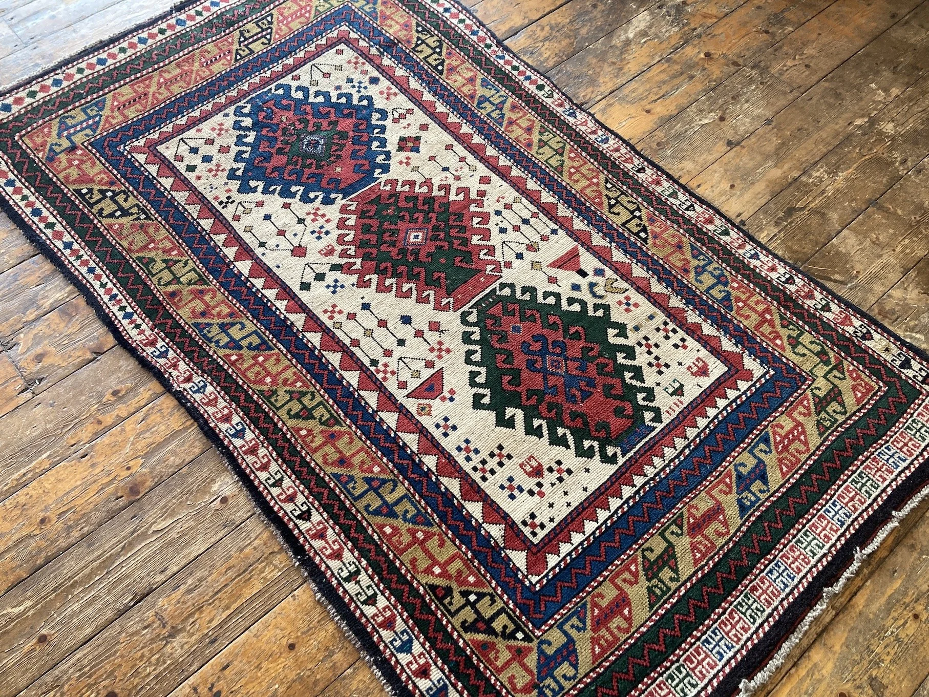 22.10.00002_2a Antique Caucasian  Kazak Rug.JPG