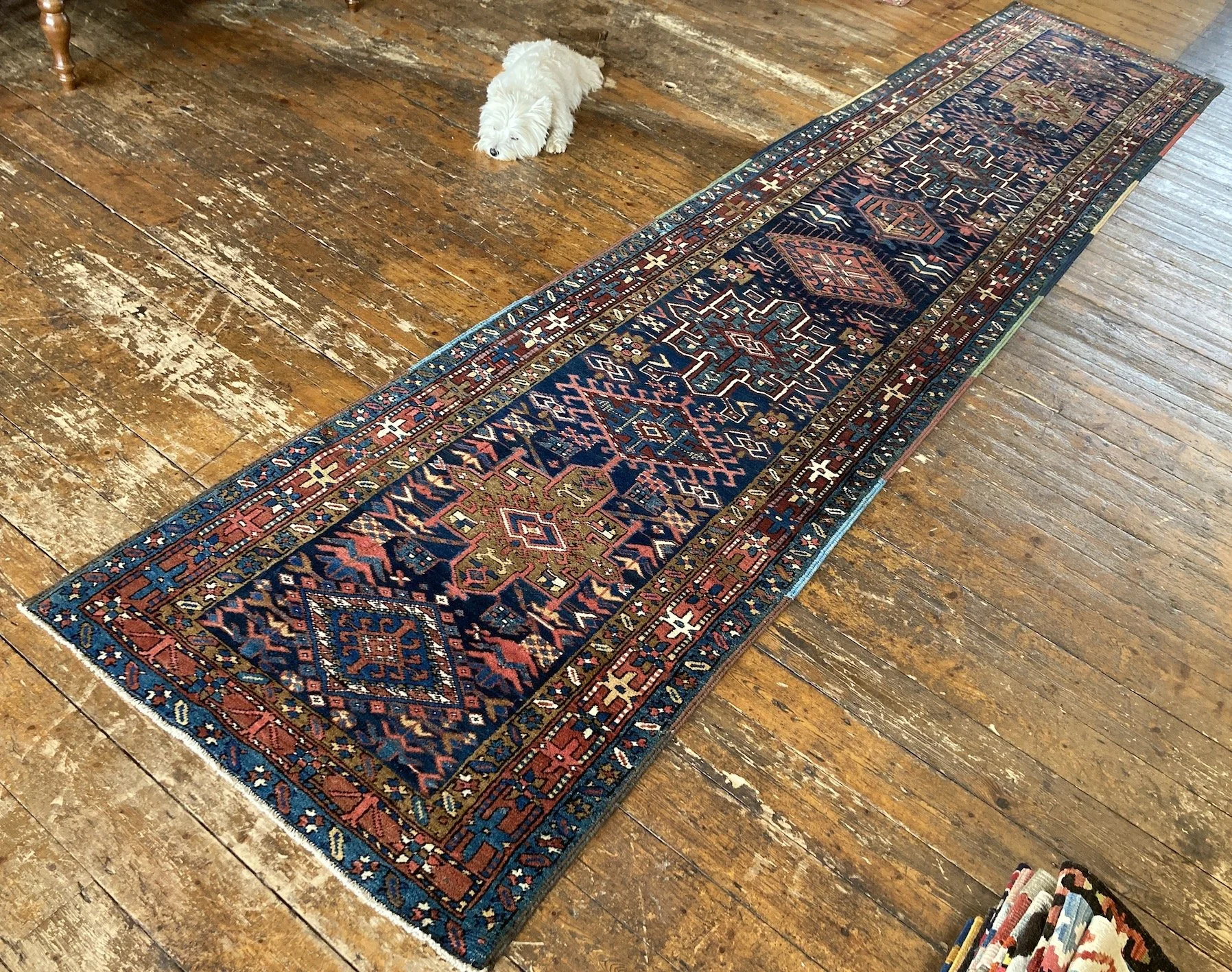 22.19.00002_2a Antique Persian Heriz Runner.JPG