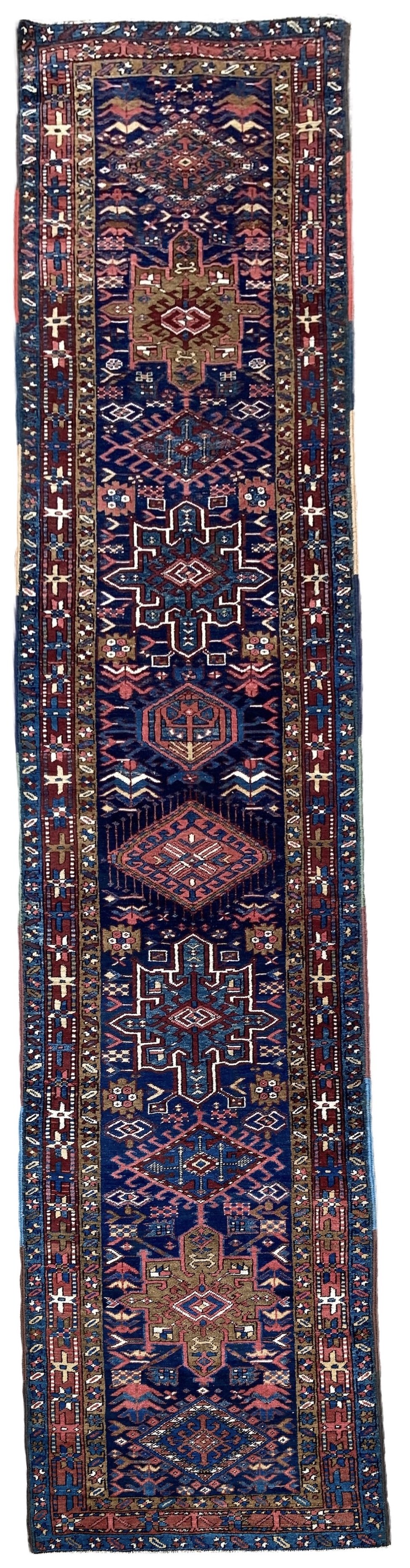 22.19.00002 Antique Persian Heriz Runner.JPG