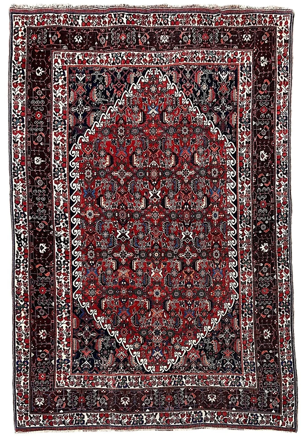 Antique Qashqai Rug 2.61m x 1.65m — Rug Addiction