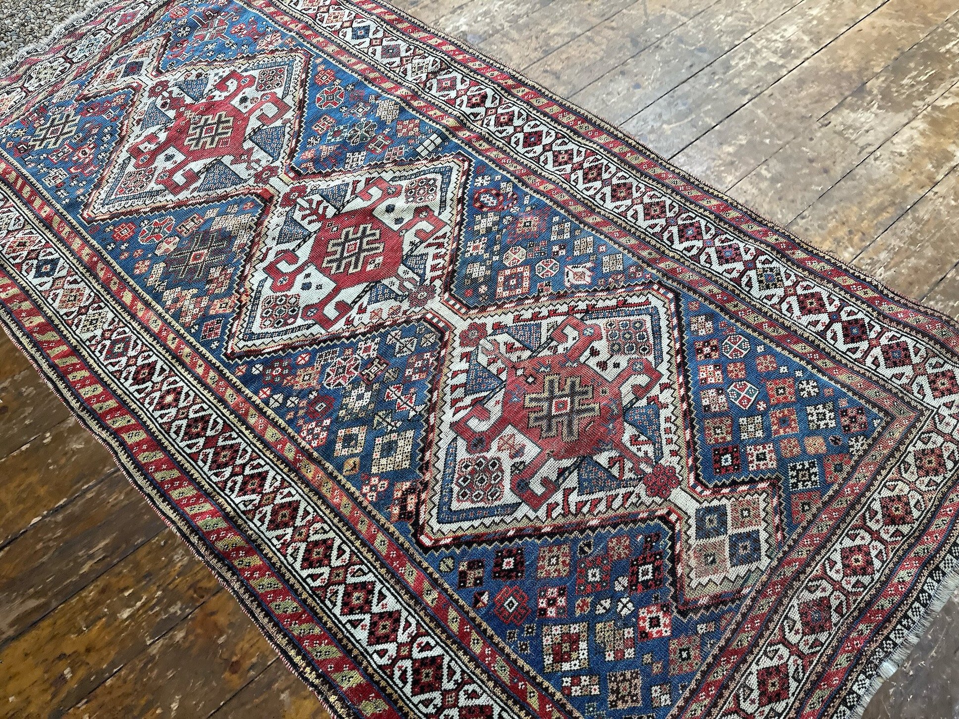 Antique Tribal Qashqai Rug