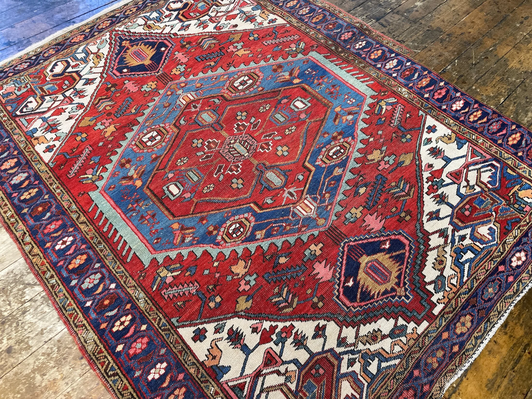Antique Heriz Rug