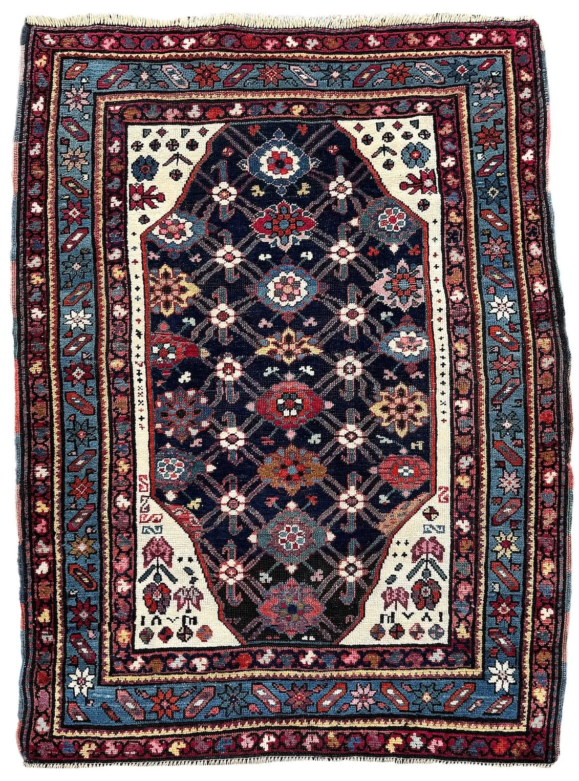antique Caucasian Karabagh Rug