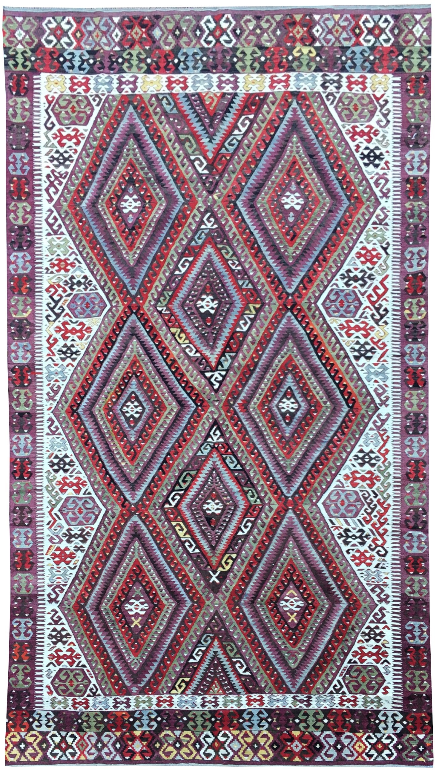 20.07.00016 Antique Vintage Turkish Anatolian Kelim Kilim.jpg