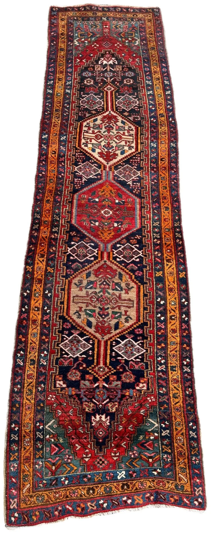 25.14.00002_1 Antique Persian Heriz Runner.JPG