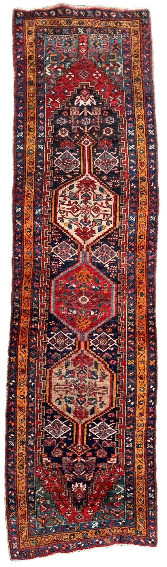 25.14.00002 Antique Persian Heriz Runner.JPG