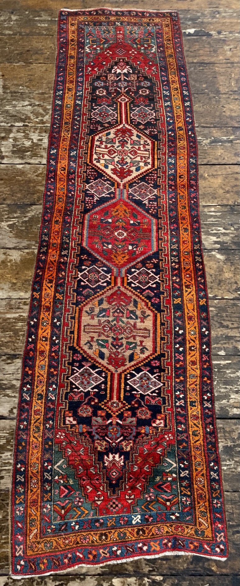 25.14.00002_3 Antique Persian Heriz Runner.JPG