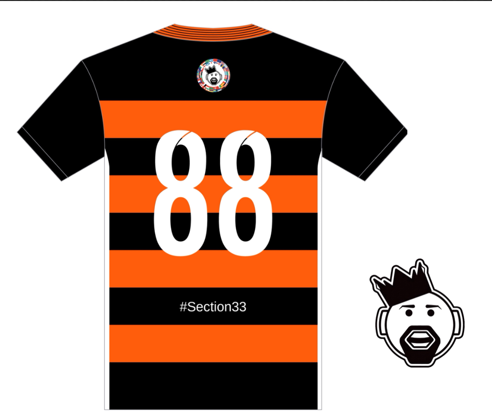 Tigers soccer home jersey