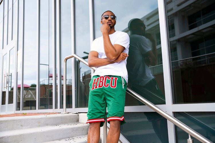 SFB THE HISTORICALLY BLACK COLLEGE AND UNIVERSITY MESH BASKETBALL SHORTS  (Theropoda Collection) — Jemayne Lavar King