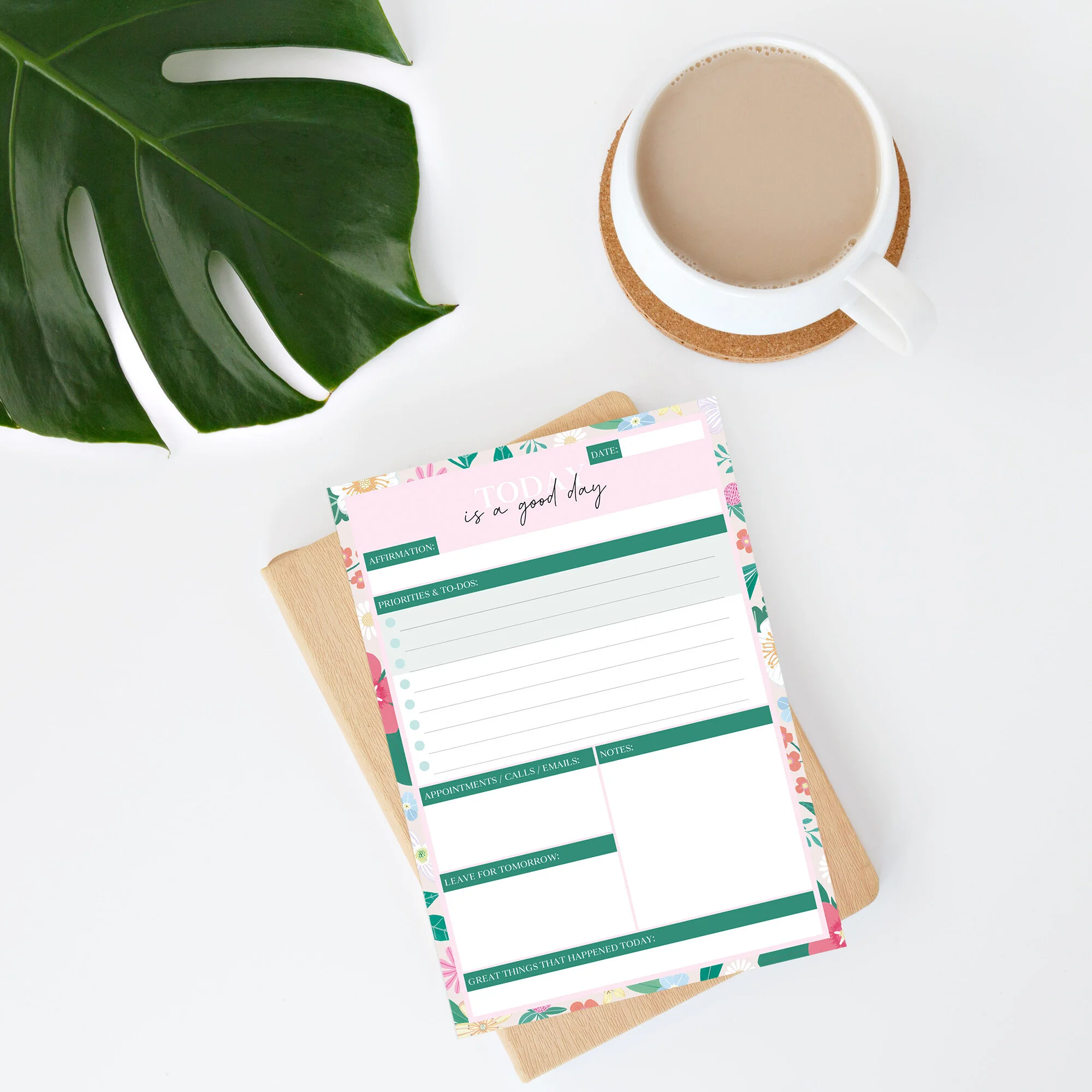 Wildflower Daily Planner Pad By Leaf Lane Studio Leaf Lane Studio Wildflower Daily Planner Pad By Leaf Lane Studio Leaf Lane Studio