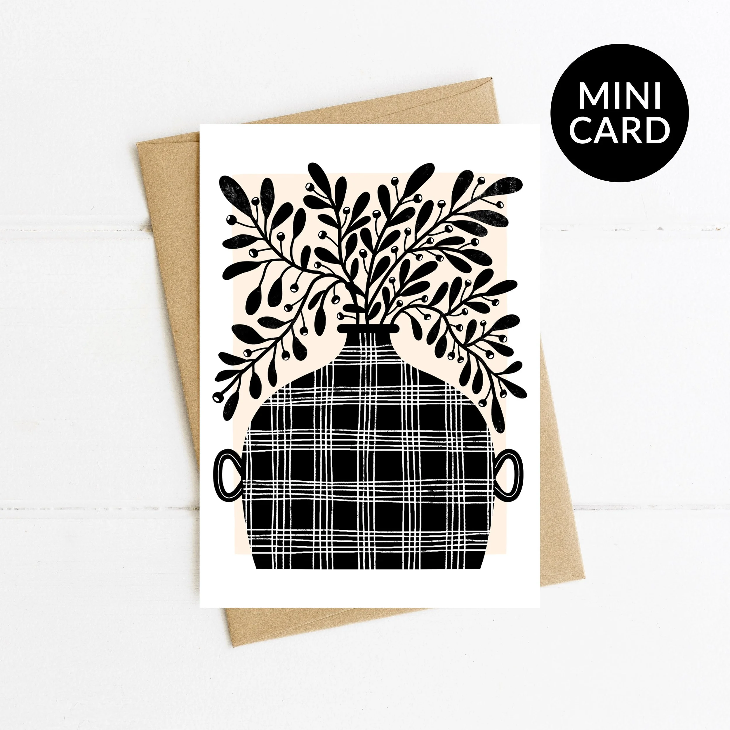 Chunky Vase - Mini Card