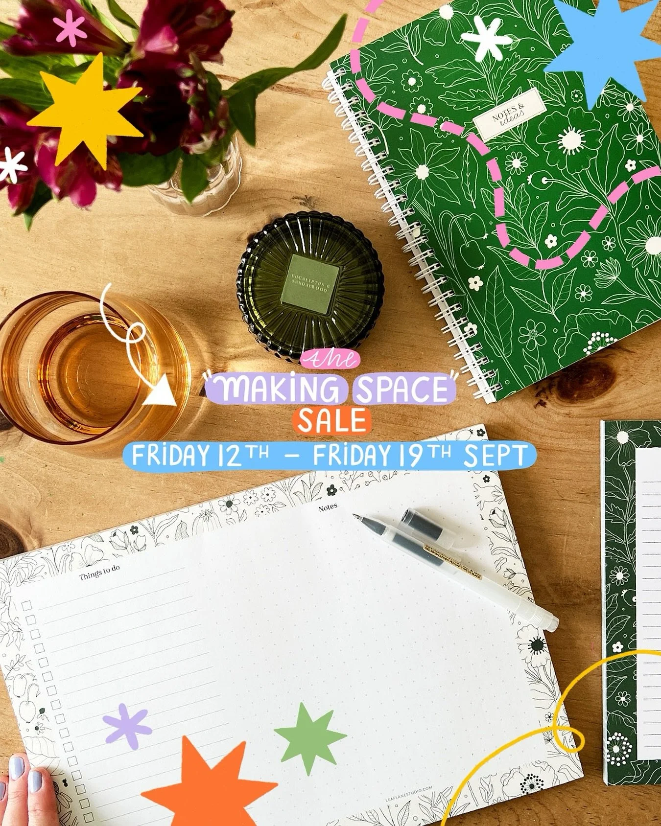 The &lsquo;Making Space Sale&rsquo; begins this Friday at 5pm 💌 

I&rsquo;m having a little clear-out to make room for new creations, and a chance for you to gather some favourite Leaf Lane Studio pieces at a little discounts price🩷

It&rsquo;s the