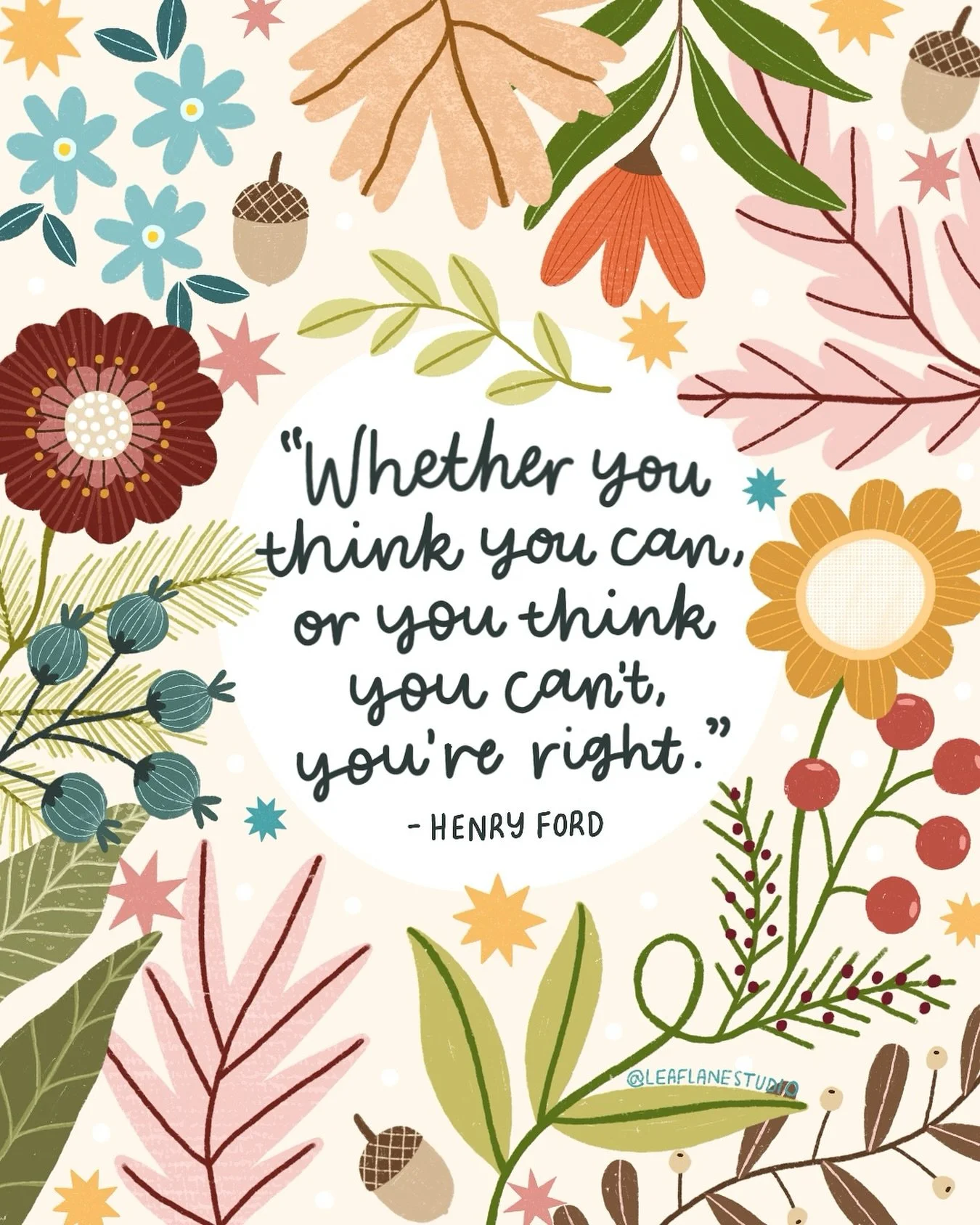 I heard @gracebeverley mention this quote on one of her podcast episodes and it really resonated, so I wanted to share it with you guys too! 

Lately I&rsquo;ve noticed, more than ever, how much my mindset shapes the way everything else unfolds. From