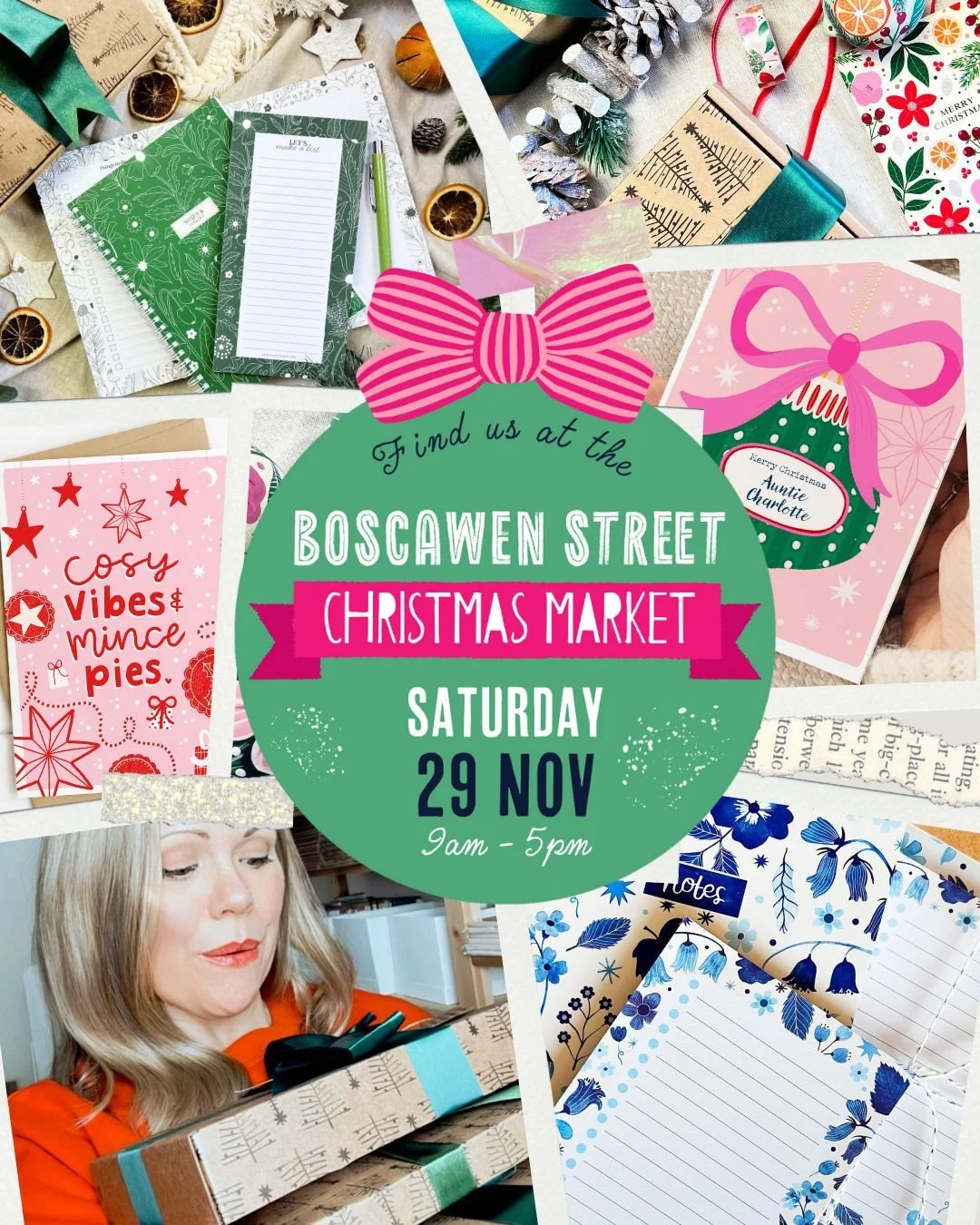 I&rsquo;m so excited to share that Leaf Lane Studio will be at the Boscawen Street Christmas Markets in Truro this year! 🎄✨

You can find me on:
- Saturday 29th November (9-5)
- Wednesday 10th December (late night 9-9)
- Saturday 20th December (9-5)