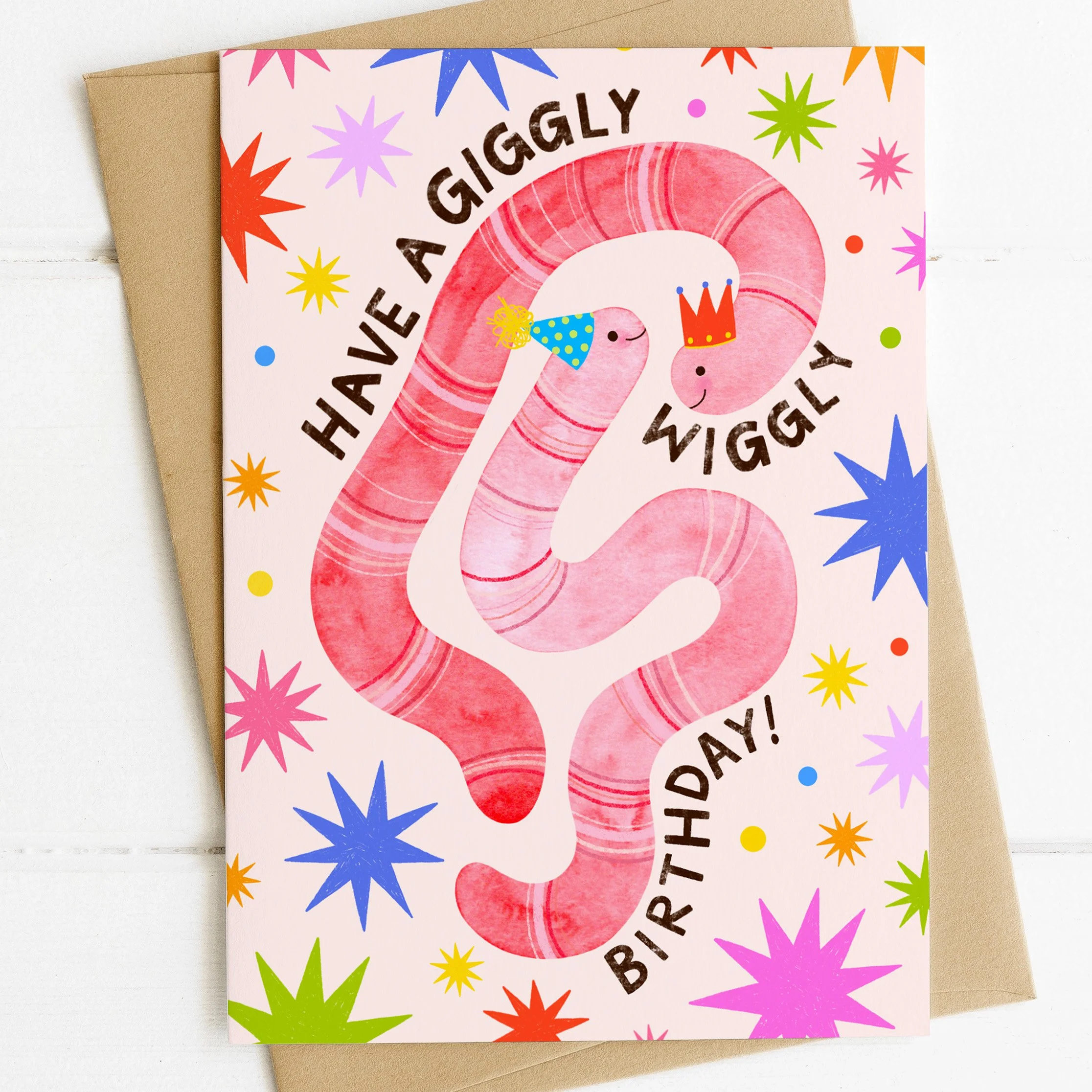 Wriggly Giggly Birthday - Worm card 3.jpg
