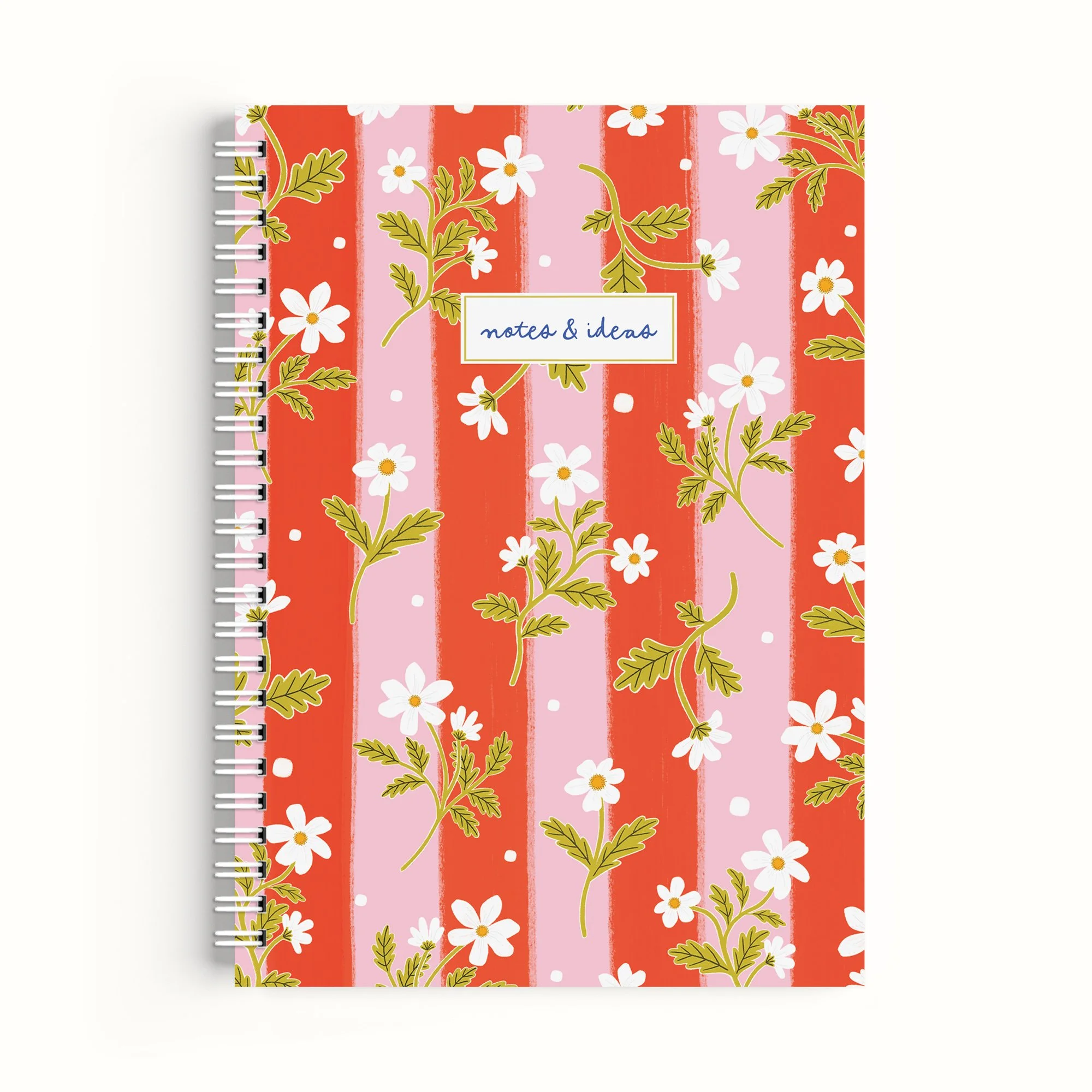 Pink and Red Striped Notebook Leaf Lane Studio 1.jpg
