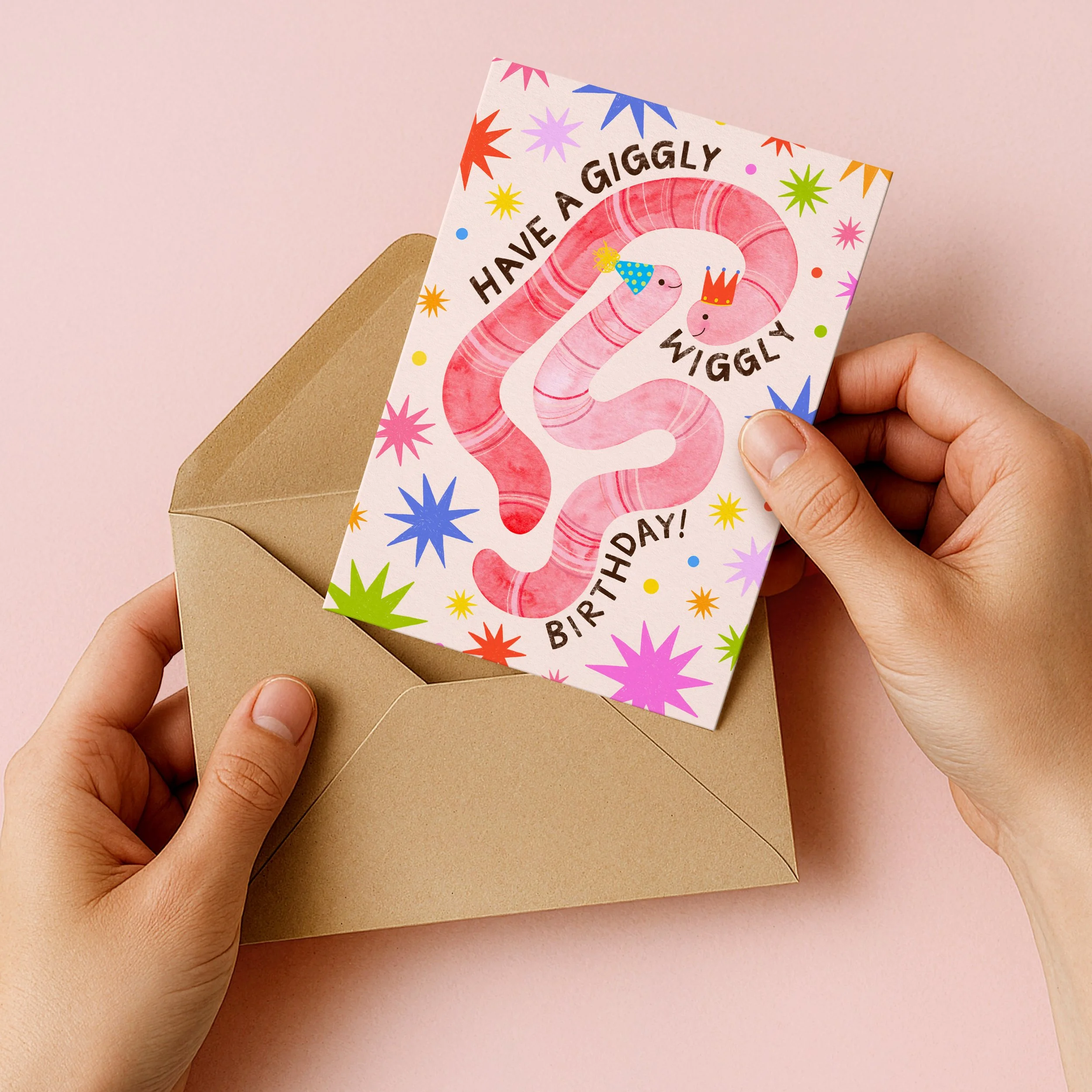 Wriggly Giggly Birthday - Worm card 2.jpg