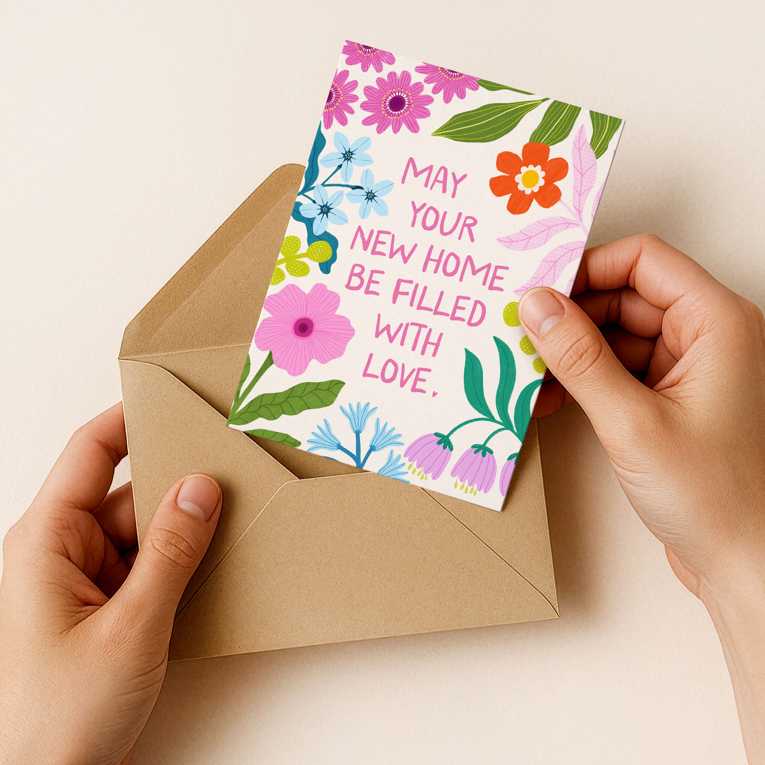 May Your New Home Be Filled With Love - Greeting Card by Leaf Lane Studio 1.jpg