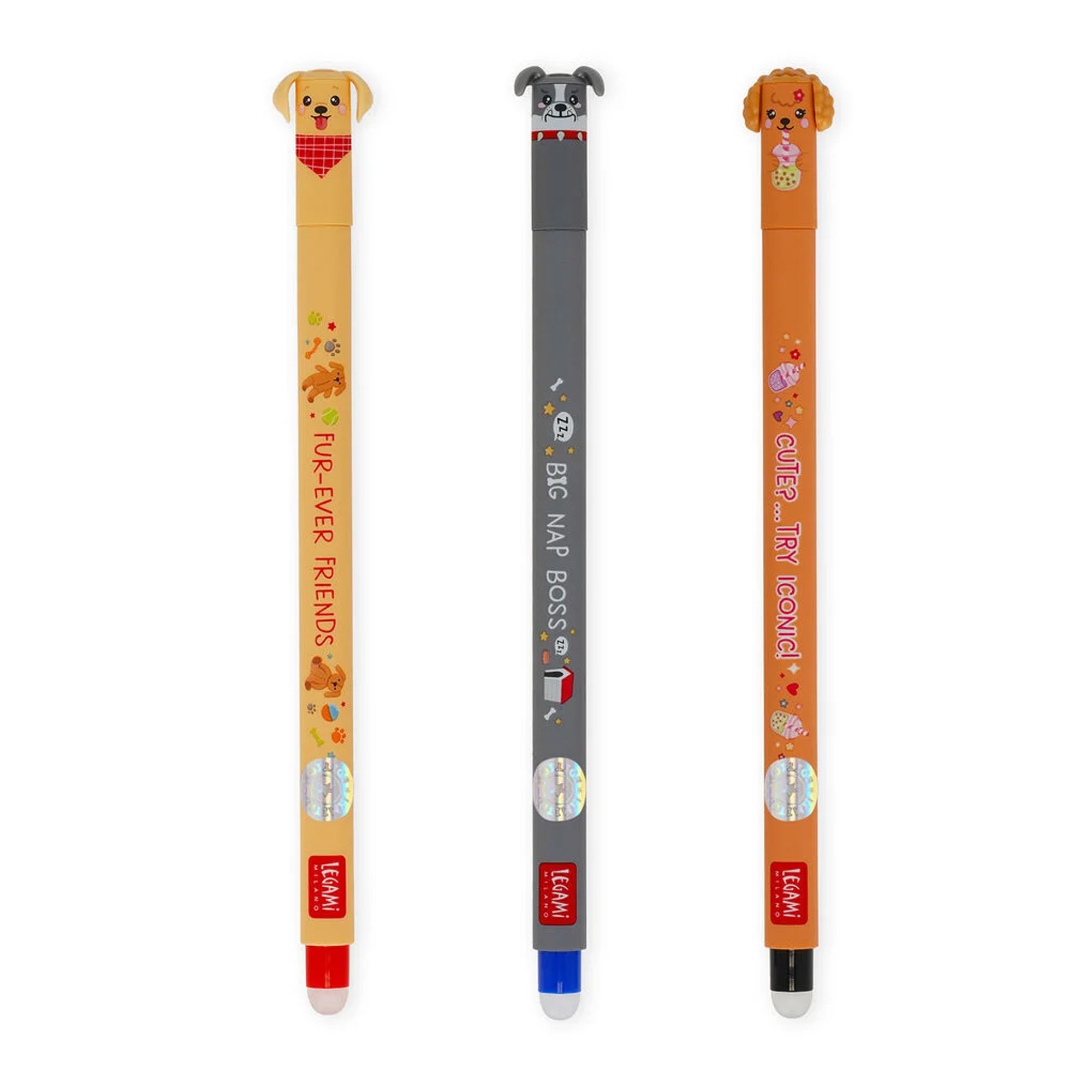 Legami Erasable Pen Fur-Ever Friends Dogs Set 1.jpg