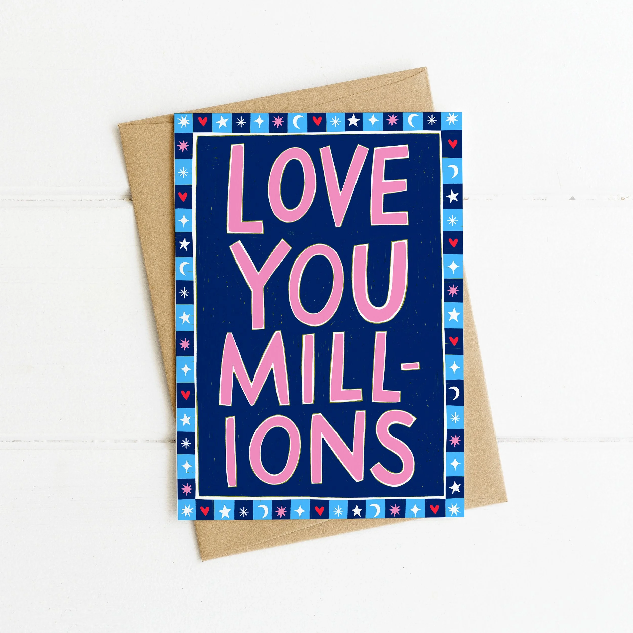 LOVE YOU MILLIONS CARD FOR HIM