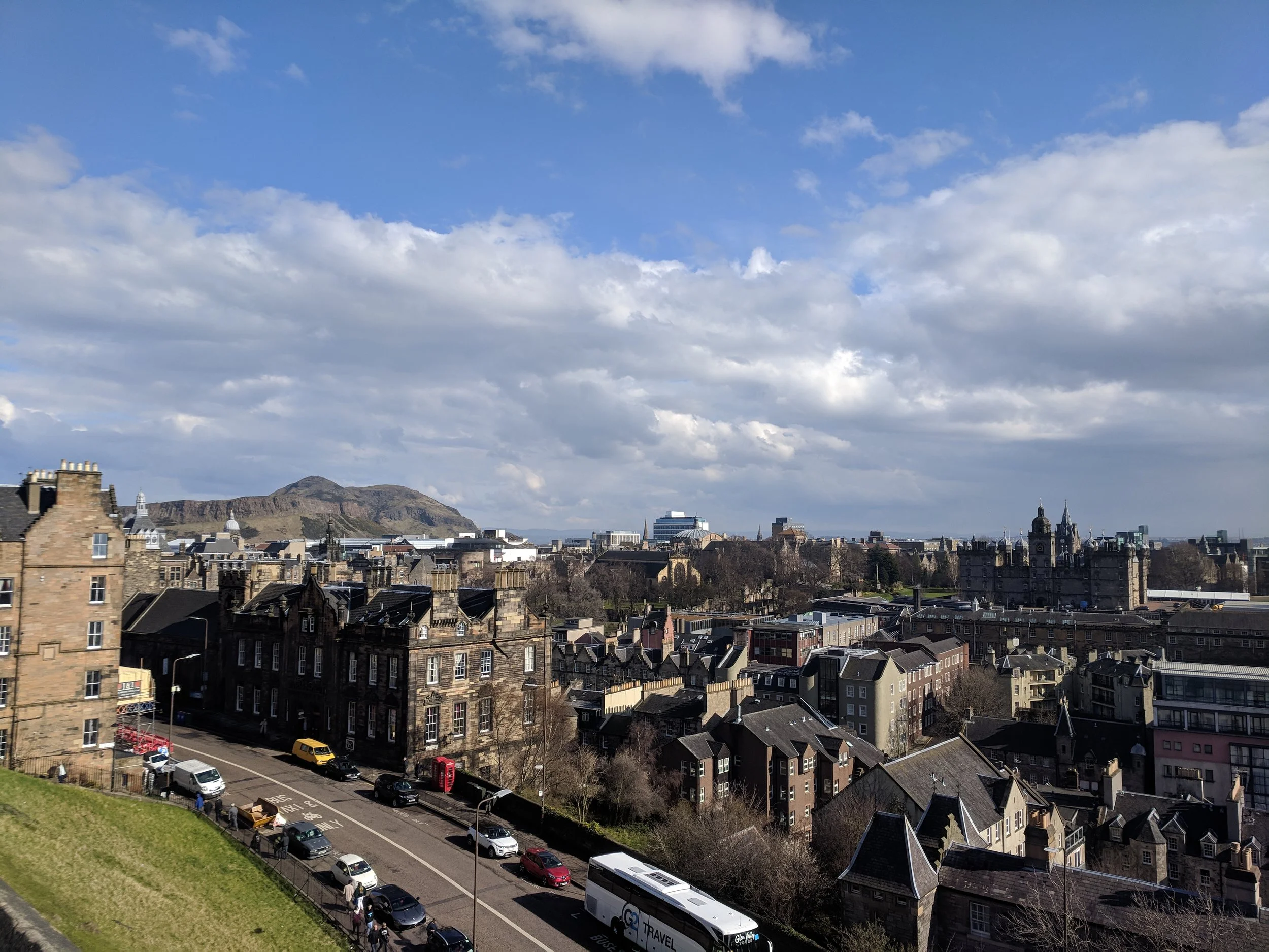 The view over the university