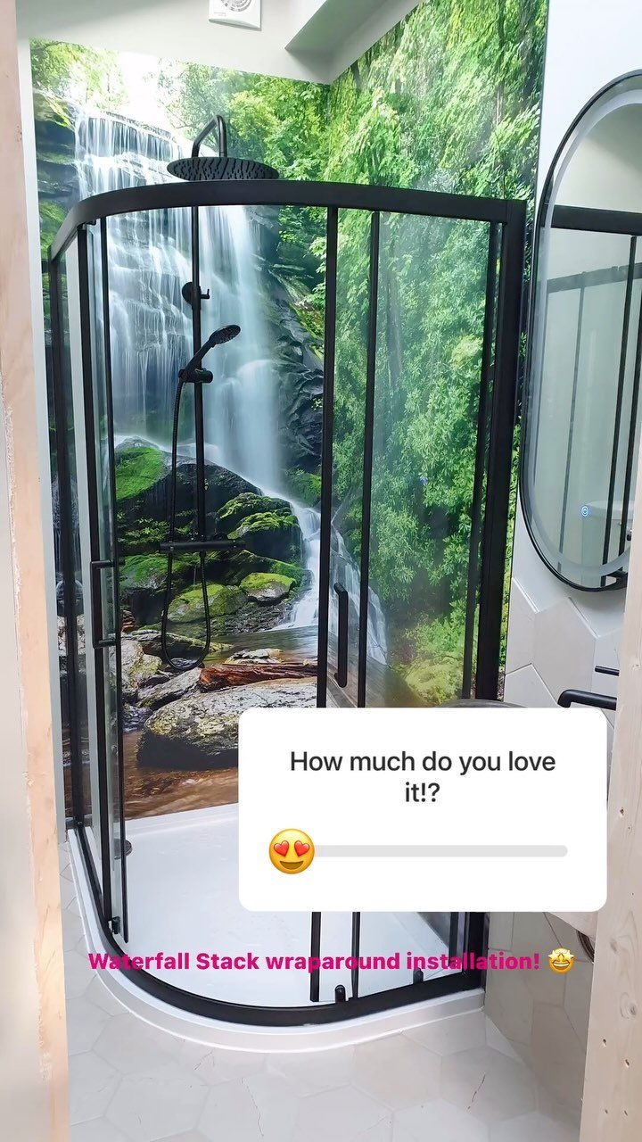 Custom printed shower panels | Showerscape