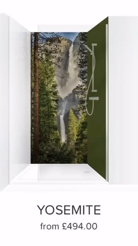 Custom printed shower panels | Showerscape
